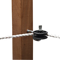 3x Hotline Corner Screw-In Pulley Insulators