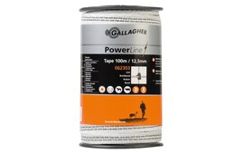 Gallagher PowerLine Tape 12.5 mm | 100 m - White