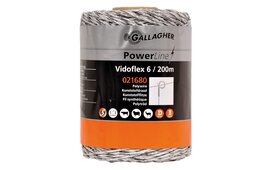 Gallagher Vidoflex 6 PowerLine 200 m - White