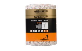 Gallagher Vidoflex 9 TurboLine Plus 200 m - White