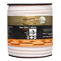 Gallagher TurboStar 40 mm x 350 m - Horse Fence Tape - White