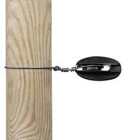 5x Gallagher Strain/Corner Egg Insulators - Black