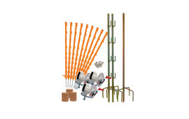 Hotline Premium 500m 3-Reel System (Polywire, Posts & 3:1 Geared Reels)