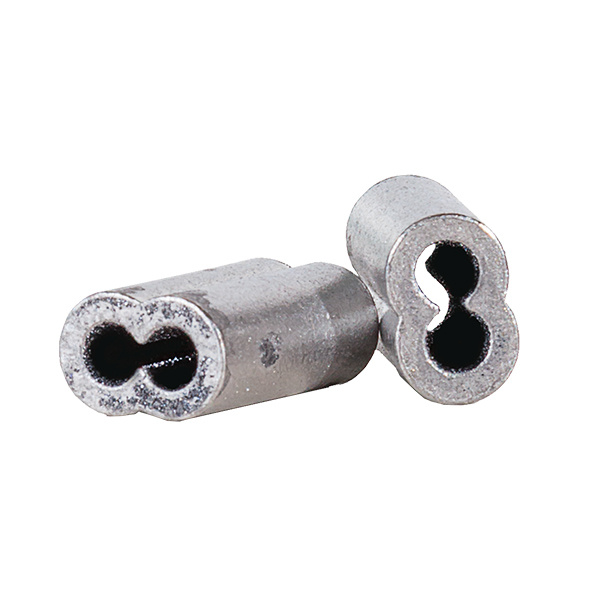 thumbnail image 2 of Loos & Co 3/16 Inch Aluminum Cable Crimps/Sleeves - 100 Pack 2 of 3