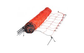 Gallagher Electric Sheep Net 50m x 90cm  Single Pin - Orange Netting