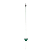 25x Pulsara Spring Steel Post  3ft 5in / 1.05m - Green