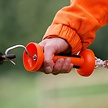 Soft Touch Gate Handle Regular Cord/Rope - Orange
