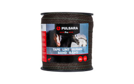 Pulsara Tape Pro 40 mm, Stainless Steel, 200 m Horse Fence Tape - Terra