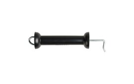 Pulsara Gate Handle with Straight Hook - Black