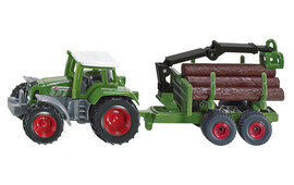Siku Fendt with forestry trailer ± 1:87