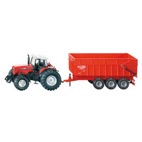 Siku Massey Ferguson 8480 with trailer 1:87