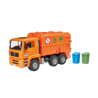 Bruder MAN TGA Bin Lorry (orange) 1:16