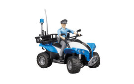 Bruder Police-quad with policeman and accessories 1:16