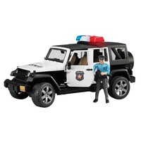 Bruder Jeep Wrangler Unlimited Rubicon Police vehicle with policeman 1:16