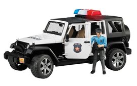 Bruder Jeep Wrangler Unlimited Rubicon Police vehicle with policeman 1:16