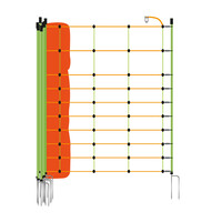 Gallagher Combi Electric Net 50m x 90cm Double Pin - Orange Netting