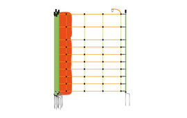 Gallagher Combi Net 50m x 90cm Double Pin - Orange