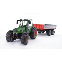Bruder Fendt 209 S with tipping trailer  1:16