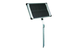 30watt Solar assist panel with built-in charge regulator and mounting stake
