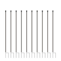 10x Gallagher Horse/Deer Mobile Fencing Post 5ft 7in / 1.70m - Black