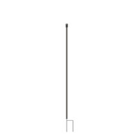 10x Gallagher Horse/Deer Mobile Fencing Post 1.70 m - Black