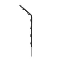 5x Gallagher Garden/Pond Post - 2ft 1in / 65cm - Black