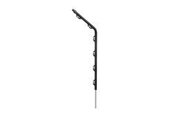 5x Gallagher Garden/Pond Post - 2ft 1in / 65cm - Black