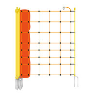 Gallagher Electric Sheep Net - Double Pin Posts- 50m x 90cm - Orange Netting