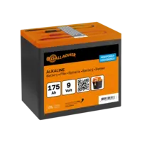 Gallagher Alkaline Energiser Battery Powerpack 9V/175Ah
