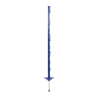 10x Pulsara Mobile Fencing Post Pro 3 ft 5 in / 1.05 m - 10 Wire/Tape Loops - Blue