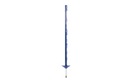 10x Pulsara Mobile Fencing Post Pro - 1.05 m - With 10 Wire/Tape Supports - Blue