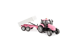 Kidsglobe Toy Tractor with Trailer - with Light & Sound