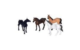 Kidsglobe Horses (4x) 1:32