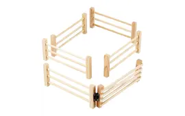 Kidsglobe Wooden Fence Including Gate 1:32 6 pcs