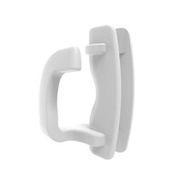 20x Gallagher Multi Wire Post Insulator - White