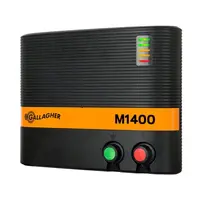 Gallagher M1400 Mains Powered Electric Fence Energiser/Charger (230V)