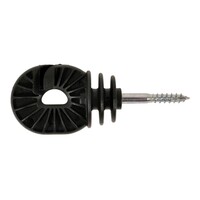 100x Gallagher Screw-in Insulator Super - Black