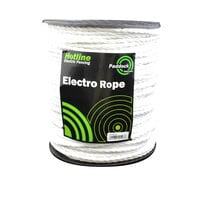 6mm Paddock essentials electro  6 strand rope 100m White