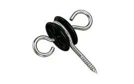 5x Pulsara Gate Handle Insulators - Black - for Wooden Posts