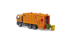 Bruder MAN TGS Bin Lorry - Orange 1:16