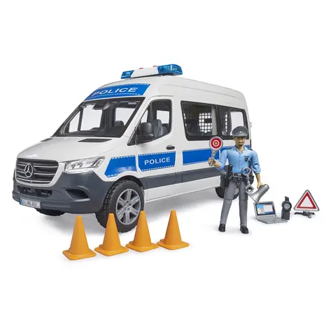 Bruder MB Sprinter Police Vehicle with Light and Sound 1 16