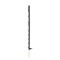 10x Hotline ECO Multiwire/Tape Plastic Posts 3ft 5in / 104cm - Black