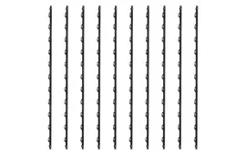 10x Gallagher Garden Fence Posts 3ft 3in / 1m – Black – For Wooden & Metal Fences