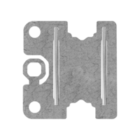 4x Gallagher Multiconnect Intermediate Plate & Tape Connector - Stainless Steel