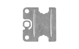 4x Gallagher Multiconnect Intermediate Plate & Tape Connector - Stainless Steel