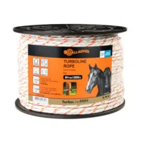 Gallagher TurboLine Braided Rope 200m  - High Conductivity - White/Orange
