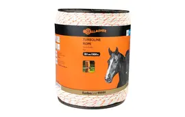 Gallagher TurboLine Braided Rope 500m - High Conductivity - White/Orange