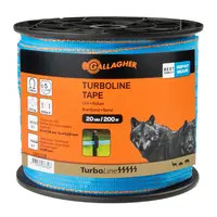 Gallagher Turboline Wildlife Fence Tape 20 mm x 200 m - Blue/Orange