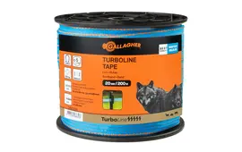 Gallagher Turboline Wildlife Fence Tape 20 mm x 200 m - Blue/Orange