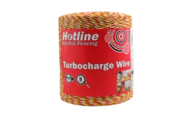 Hotline Turbocharge 9-Strand Polywire - 250m - High Visibility